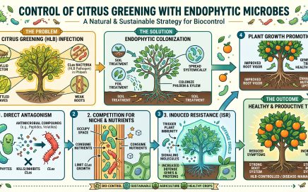 Endophytic Microbes Benefits for Greening in Citrus Trees
